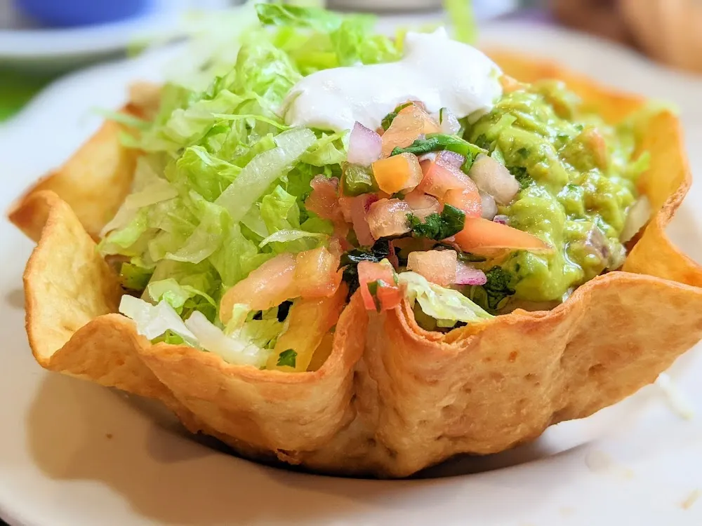 Taco Salad Fajitas with Chicken